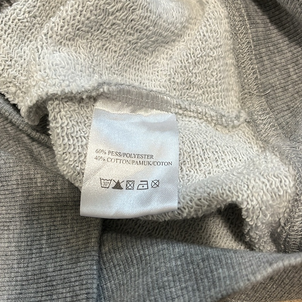Zoe Karssen Forever Yours Cut Off Sweatshirt Size Small S - Picture 8 of 9